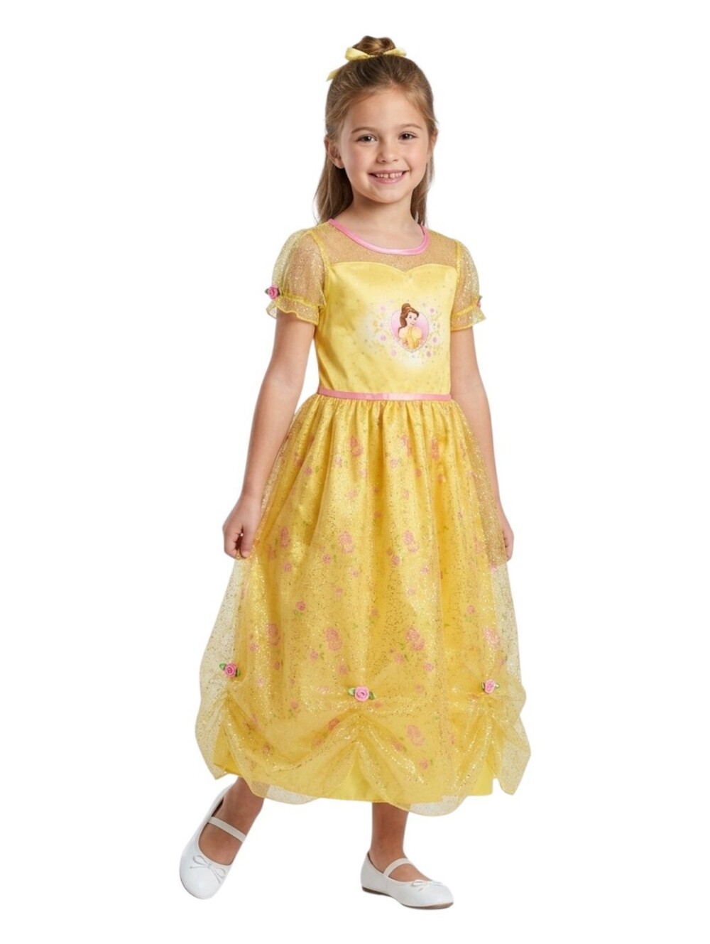 Disney Princess Belle Fantasy Nightgown Pajama Dress - Girl Size 8 NWT